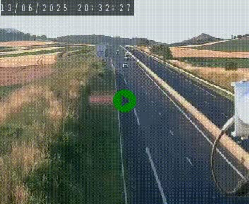 Caméra autoroute A75 à hauteur de Le Crest, en direction de Montpellier
