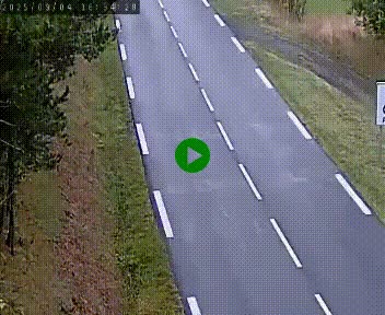 Caméra routière France - N102, au niveau du col de Montmirat à Saint-Etienne-du-Valdonnez à 1039 mètres d'altitude