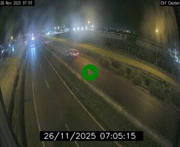 Webcam sur la N165 à hauteur de Caudan, dans le Morbihan.