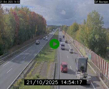 Webcam sur le périphérique de Rennes (N136) à hauteur de Maurepas, au nord de la ville