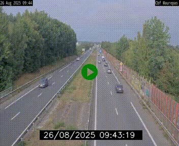 Webcam sur le périphérique de Rennes (N136) à hauteur de Maurepas, au nord de la ville