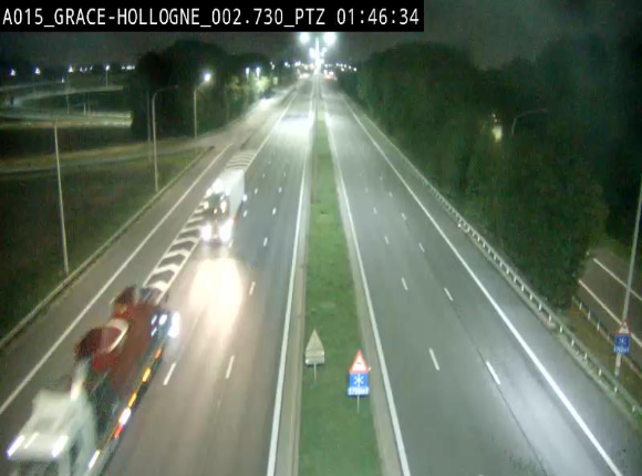 Caméra trafic Belgique - Grâce-Hollogne - E42, jonction avec A604, direction Loncin/Aéroport de Liège -  BK 3.2