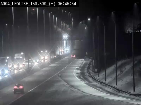 Caméra autoroute Belgique - Côte de Léglise, E411(A4) direction Luxembourg