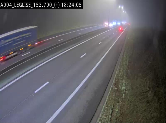 Webcam autoroute E411 à hauteur de Léglise, en direction de Luxembourg