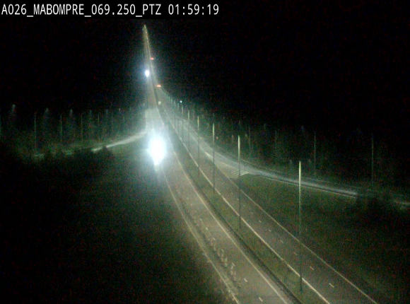 Webcam E25 (A26) à Mabompré. Vue orientée vers Liège