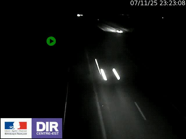 Webcam sur le contournement de Valence, sur la Nationale 7, à la jonction avec la N532, caméra orientée vers Grenoble