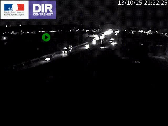 Webcam autoroute sur A450 à Pierre-Bénite en direction de Lyon et de l'autoroute A7