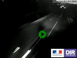 Caméra autoroutière sur l'A47 à hauteur de Givors, a proximité de Lyon. La webcam est orientée vers Lyon