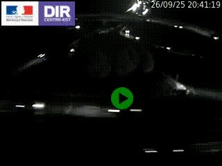 Webcam traffic à Grenoble-sud sur l'autoroute A480. Vue orientée vers l'entrée et la sortie de Grenoble