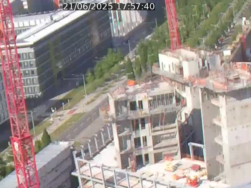Webcam sur l'avenue John Fitzgerald Kennedy (N51) avec vue orientée vers le Findel