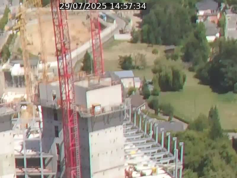 Webcam sur l'avenue John Fitzgerald Kennedy (N51) avec vue orientée vers le Findel
