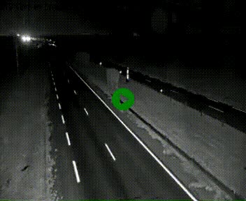Webcam à hauteur de Vert-en-Drouais sur la N12, en périphérie de Dreux. Vue orientée vers Alençon
