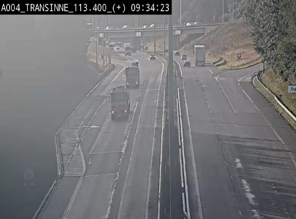 Webcam dans les Ardennes sur l'E411 à hauteur de Transinne. Vue orientée vers le sud de la Belgique