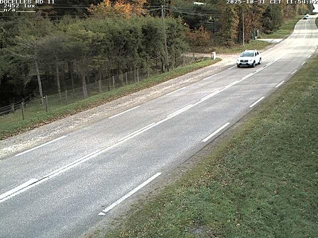 Webcam à 424 mètres d'altitude dans la Tranchée de Docelles dans les Vosges, à proximité d'Epinal sur la route de Gerardmer (D11)