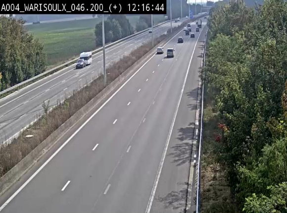 Webcam autoroute Belgique - Warissoulx - E411 - BK 46.2