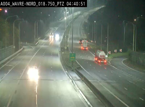 Webcam traffic E411(A4) - BK 18.7 - Bierges (Wavre Nord)