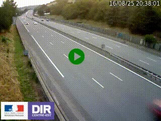Webcam routière à Saint-Etienne-Terrenoire sur la RN88 avant la jonction entre l'A72 et le Boulevard Périphérique de Saint-Etienne