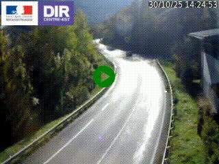 Caméra trafic sur la N90 à Bourg-Saint-Maurice, en provenance d'Aoste et en direction d'Albertville