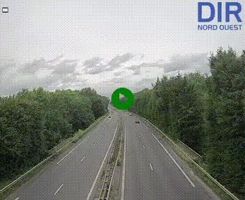 Webcam sur le périphérique de Caen (N814) à l'est de la ville, à Mondeville hauteur de la sortie 2, Presqu'île-Rives de l'Orne, au bout de l'autoroute A13