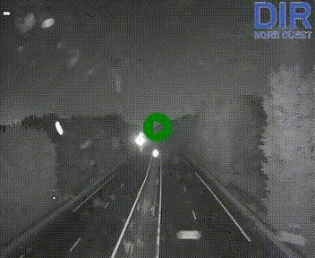Webcam sur le périphérique de Caen (N814) à l'est de la ville, à Mondeville hauteur de la sortie 2, Presqu'île-Rives de l'Orne, au bout de l'autoroute A13