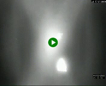 Webcam au carrefour de la croisade, à la jonction entre la N22 et la N320, avant le poste de douane franco-andorrane. Webcam à 1790 mètres d'altitude