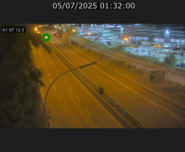 Traffic live webcam Luxembourg Senningerberg - A1 direction Allemagne - BK 12.3