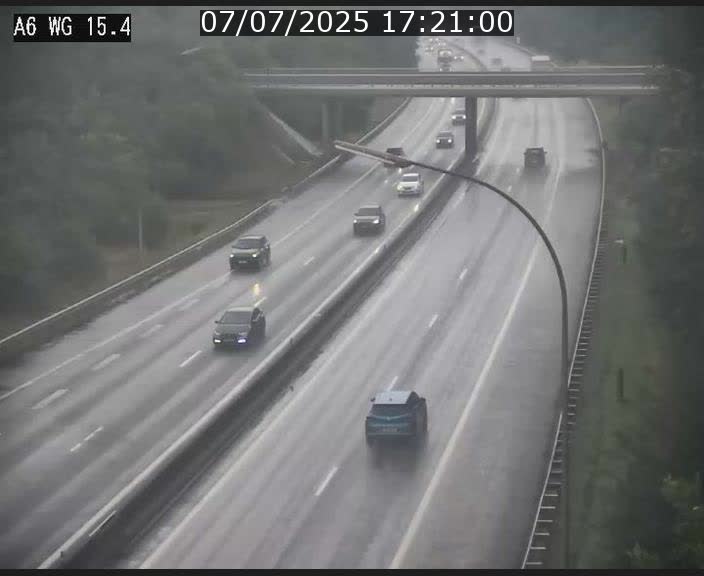 Traffic live webcam Luxembourg Capellen - A6 - BK 15.4 - direction Luxembourg/France/Allemagne