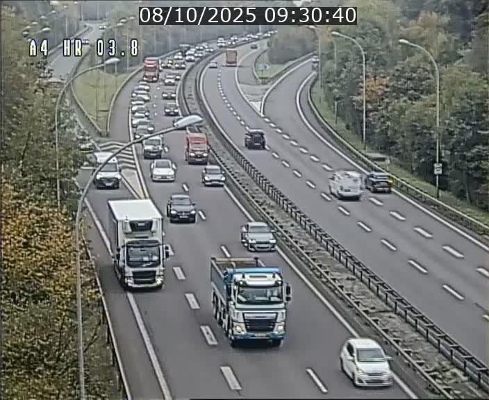 Webcam traffic A4 Luxembourg - BK 3.8 - Leudelange (direction Esch sur Alzette)