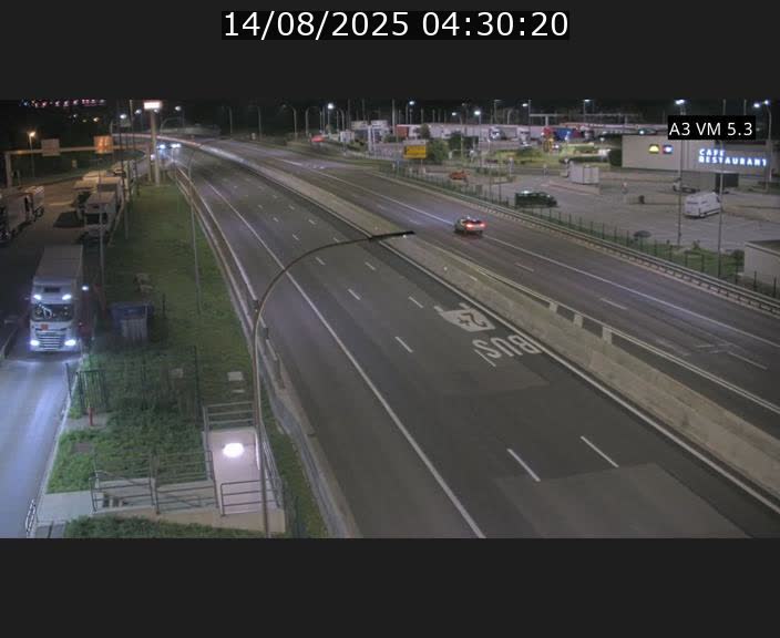 Traffic live webcam Luxembourg Aire de Berchem - A3 - BK 5 - direction France