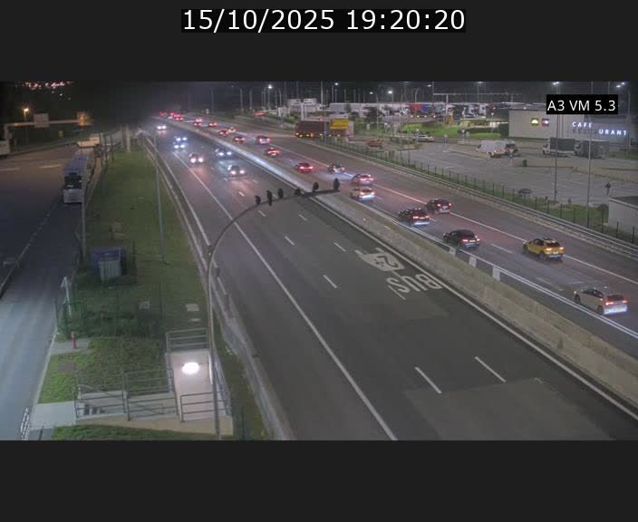 Traffic live webcam Luxembourg Aire de Berchem - A3 - BK 5 - direction France