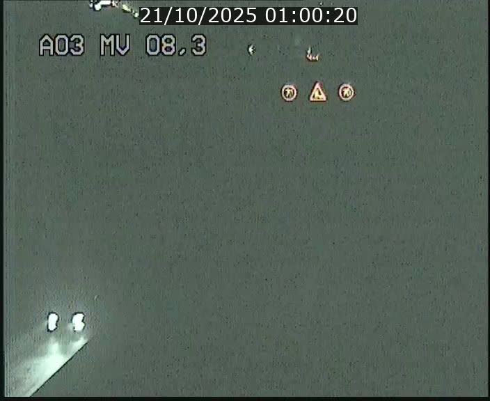 Webcam Autoroute après la Croix de Bettembourg en direction de Luxembourg sur l'A3