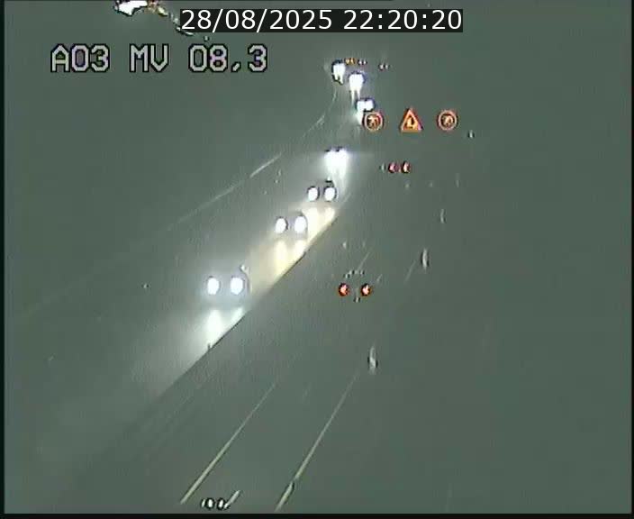 Webcam Autoroute après la Croix de Bettembourg en direction de Luxembourg sur l'A3