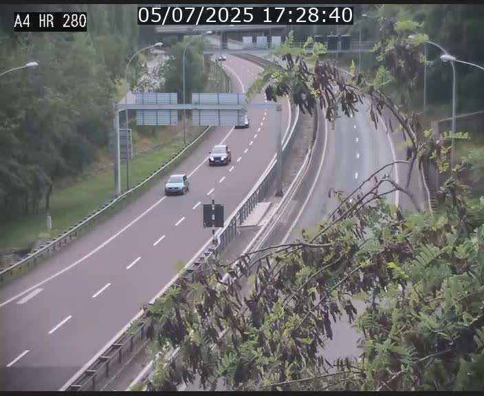 Webcam traffic A4 Luxembourg - BK 0.2 - P+R Bouillon (direction Luxembourg)