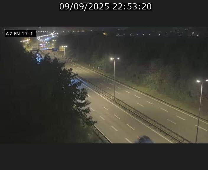 Caméra trafic Luxembourg - A7, Merscherbierg direction Mersch