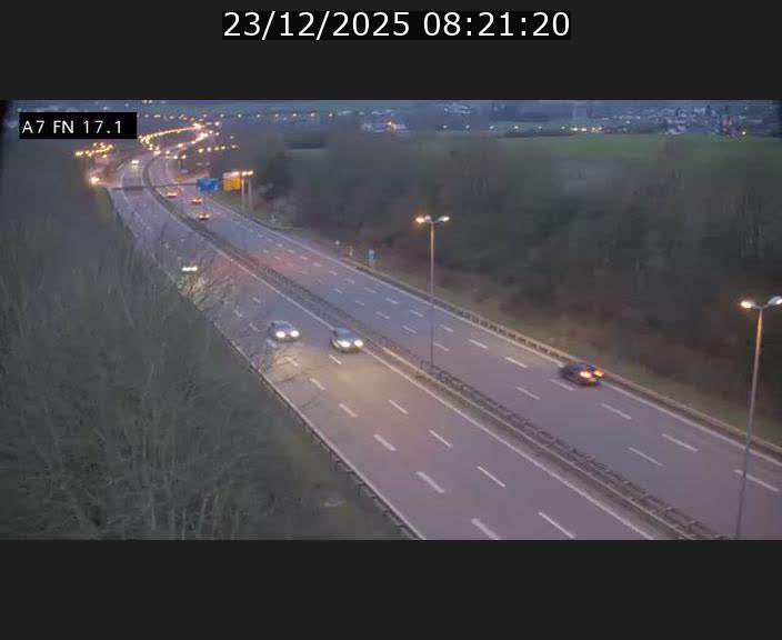 Caméra trafic Luxembourg - A7, Merscherbierg direction Mersch