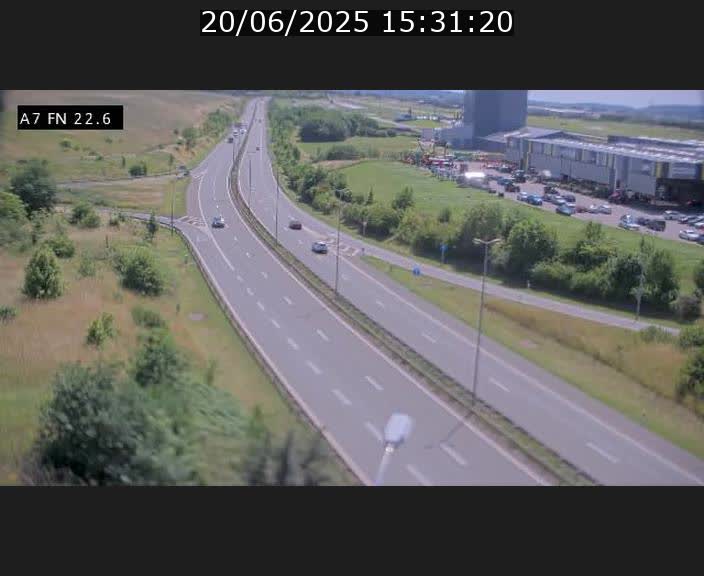 Caméra trafic Luxembourg - A7, Colmar-berg direction Mersch