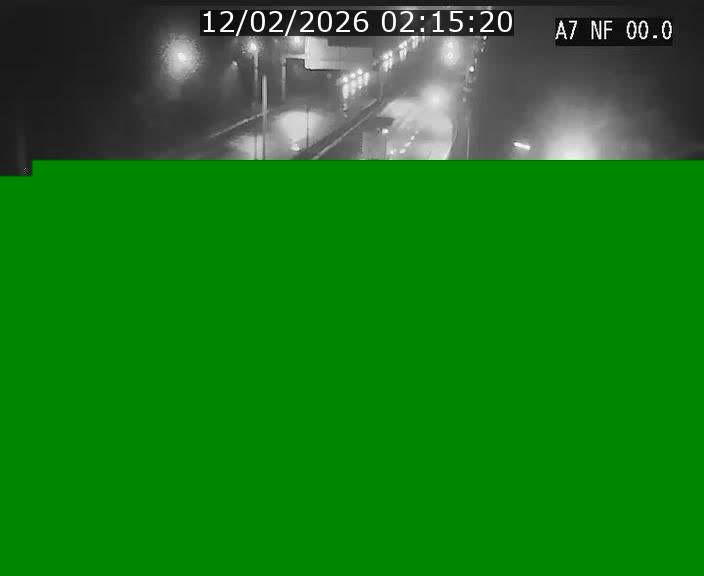 Caméra autoroute Luxembourg A7 - Echangeur A1/A7 Grünewald direction Tunnel Stafelter