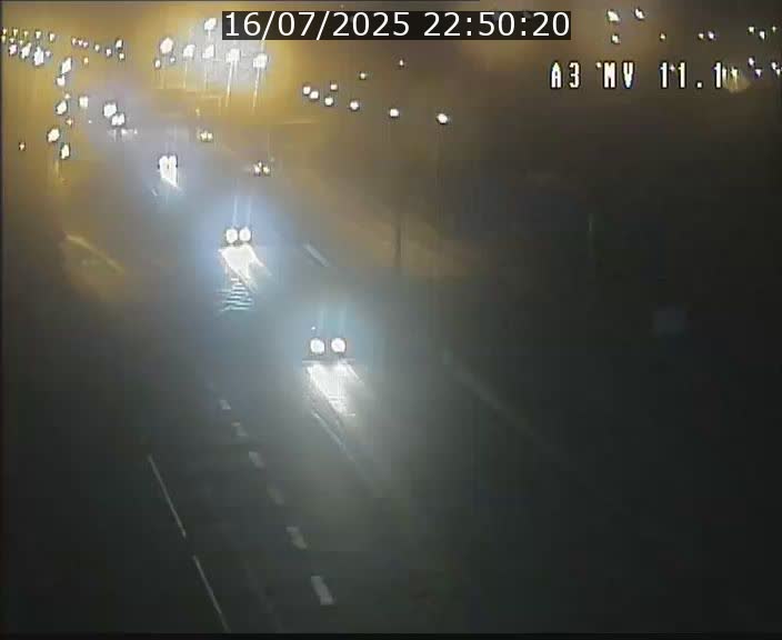 Traffic live webcam Luxembourg Croix de Bettembourg A3 - BK 11.1 - direction Luxembourg-ville