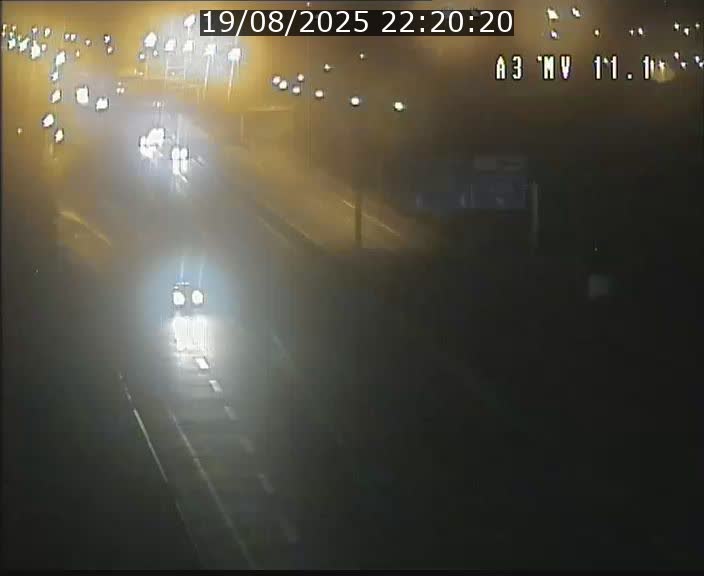 Traffic live webcam Luxembourg Croix de Bettembourg A3 - BK 11.1 - direction Luxembourg-ville