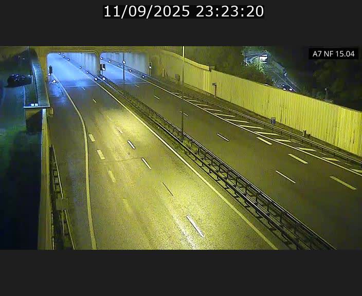 Caméra trafic Luxembourg - A7, Tunnel Mersch, entrée sud, direction Ettelbruck