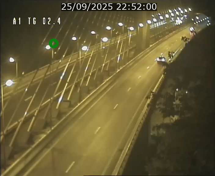 Traffic live webcam Luxembourg Sandweiler - A1 direction Luxembourg-ville - BK 2.4
