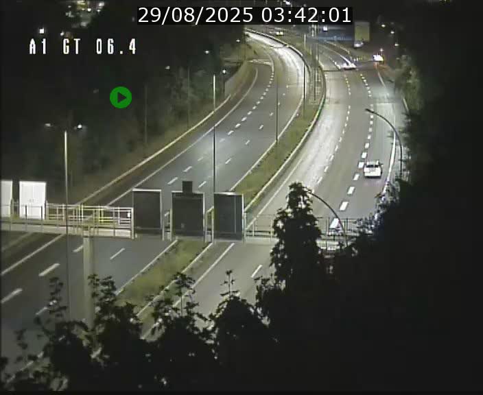 Traffic live webcam Luxembourg Hamm - A1 direction Sandweiler - BK 6.4