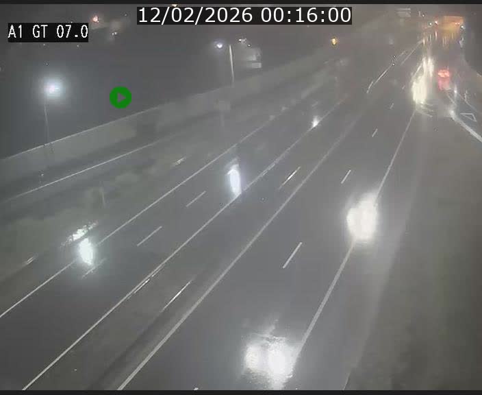 Traffic live webcam Luxembourg Cents - A1 direction Kirchberg - BK 7
