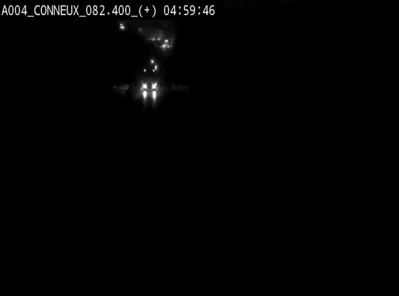 Webcam à hauteur de Conneux sur l'E411 en direction du sud de la Belgique
