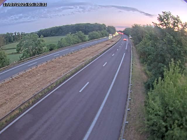 Caméra autoroute France - A31, Fey direction Metz