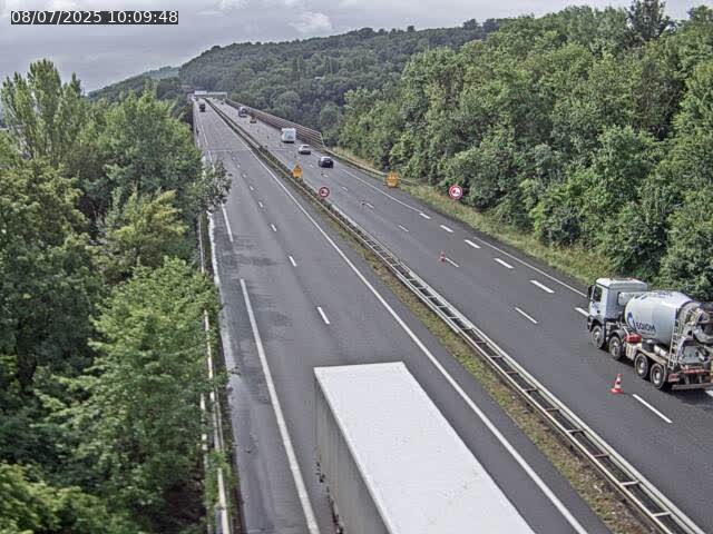 Caméra autoroute France - A30, Hayange direction Metz