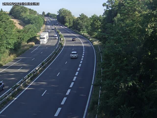 Caméra autoroute France - A33, Rosières direction Lunéville