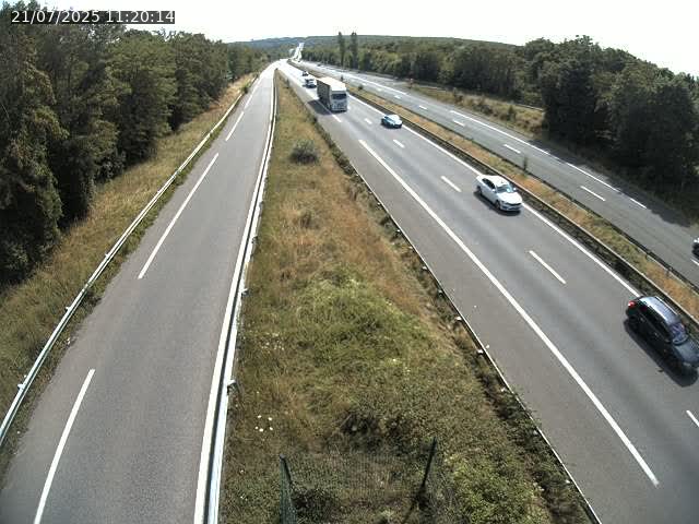 Caméra autoroute France - A31, Velaine-en-Haye direction Nancy