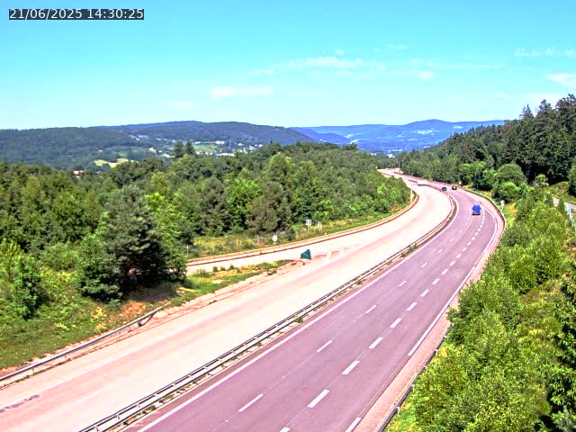 Caméra autoroute France - N57, Côte de la demoiselle direction Remiremont