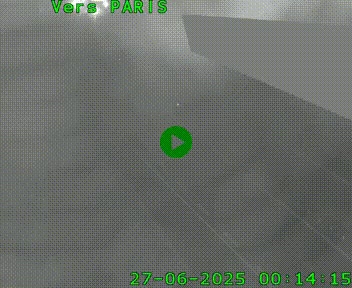 Caméra routière sur l'autoroute A20 à Saint-Pardoux-l'Ortigier, à la jonction avec l'A89. Vue orientée vers Paris